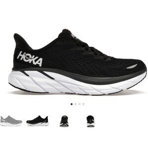 Hoka Clifton 8 - Black size 9.5 (EU 42)